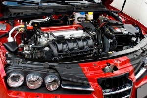 Car engine stock image