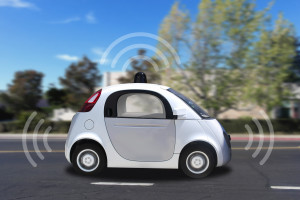 Autonomous self-driving driverless vehicle with radar