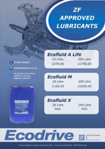 Ecodrive approved lubricants